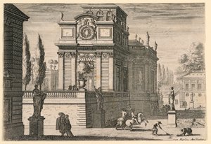 Ein Park eines Schlosses von Jean le Pautre