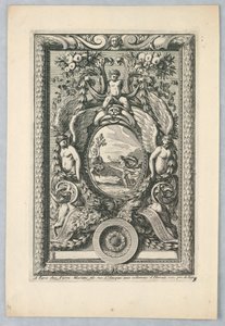 Blatt aus dem Set, "Ornemens de Peaneaux pour... Lambris" von Jean le Pautre