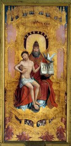 Anchin-Polyptychon: Die Dreifaltigkeit (Zentralteil) von Jean the Elder Bellegambe