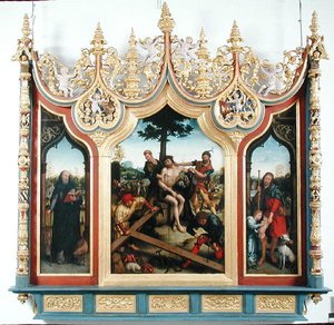 Triptychon von Christus mit den Henkern, ca. 1530-32