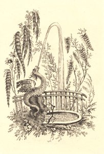 Chinesischer Brunnen mit Drache von Jeanne Deny