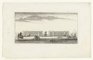 Ansicht des Place Louis XV in Paris von Jeanne Françoise Ozanne