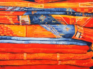 Marokkanische Stoffe 6, 2013