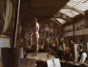 Bouguereaus Atelier an der Académie Julian, Paris