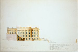 Entwurf für die Nordfassade, Chatsworth House