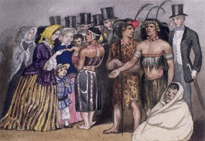 Treffen mit den Zulus in London, 1853