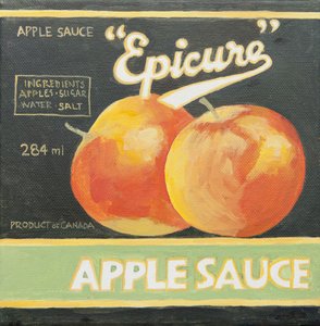 Epicure Apfelmus-Dosenetikett