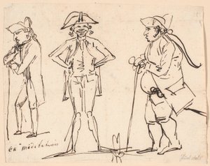 Meditation. Karikaturen von Clemens, Juel und Charles Bonnet