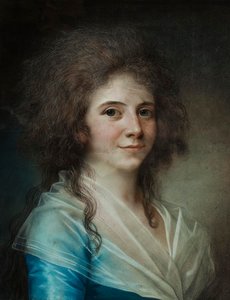 Porträt der Hofdame Wilhelmine Bertouch von Jens Juel