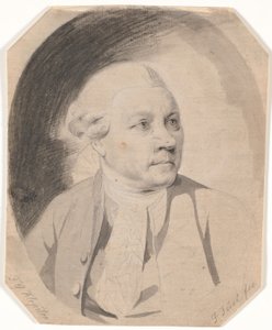 Porträt des Dichters F.G. Klopstock (1724-1803)