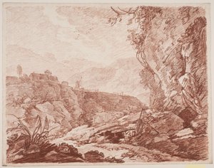 Italienische Fantasielandschaft von Jens Petersen Lund