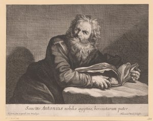 Heiliger Antonius mit einem Buch