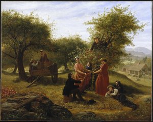 Apfelernte von Jerome Thompson