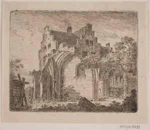 Ruine eines Klostergebäudes von Jes Bundsen