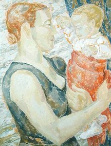 Mutter und Kind, ca. 1932 von Jessica Stewart Dismorr