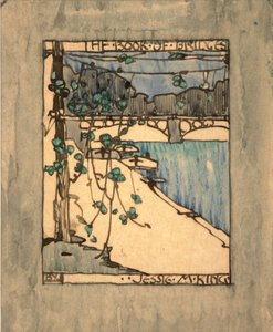 Frontispiz für "Das Buch der Brücken", ca. 1911 von Jessie Marion King