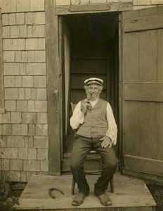 Kapitän Billy Bowen, Nantucket-Seekapitän, ca. 1905-09 von Jessie Tarbox Beals