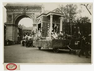 Historische Parade Koloniales Heim Wagen Nr. 27