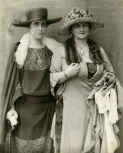 Mrs. Coolidge & ihre Freundin Mrs. Frances Parkinson Keyes, 1924
