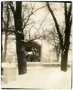 Shaw-Denkmal im Sturm, Boston, USA, ca. 1902-10 von Jessie Tarbox Beals