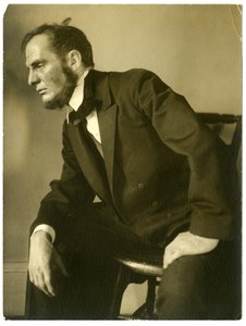William Raoul vom Liberal Club als Abraham Lincoln, um 1905-13