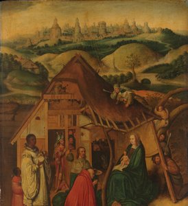 Die Anbetung der Heiligen Drei Könige von Jheronimus Bosch (copy after)