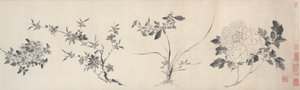 Blumen der vier Jahreszeiten, Ming-Dynastie