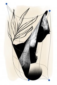 Elegante abstrakte Botanik