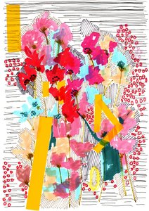 Florales Gekritzel 3, 2013
