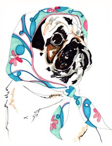 Mops in Pucci, 2012