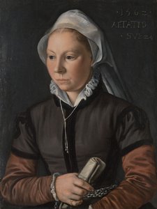 Porträt einer jungen Frau, 1562 von Joachim Beuckelaer