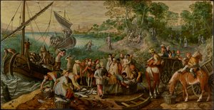 Der wunderbare Fischfang von Joachim Beuckelaer or Bueckelaer