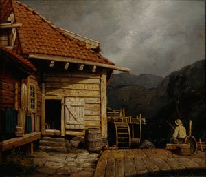 Mühle bei Svartediket von Joachim Frich