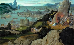 Martyrium der Heiligen Katharina von Joachim Patenier or Patinir