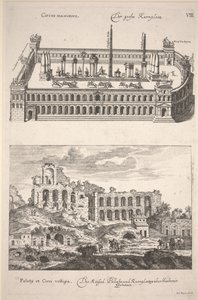 Illustration aus "Des Alten und Neuen Roms Grosser Schau-Platz" von Joachim von Sandrart