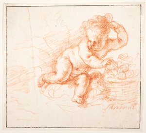 Putti sammeln Früchte