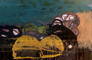 Stimmungsvolle abstrakte Landschaft von Joackim Schou Dahle