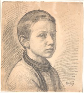 Porträt des Malers J.Th. Skovgaard als Junge