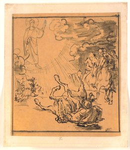 Die Bekehrung des Saulus von Joakim Frederik Skovgaard