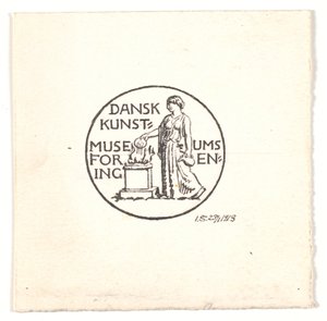 Entwurf für eine Vignette für die Dänische Museums Kunstforening