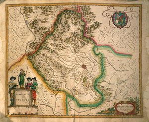 Provinz Vicenza aus Theatrum civitatum et admirandorum Italiae, von Joan Blaeu, Gravur von Joan Blaeu