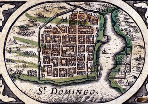 Santo Domingo - im Atlas von W. J. Blaeu