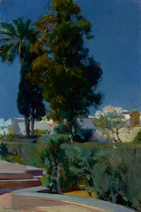 Ecke des Gartens, Alcazar, Sevilla