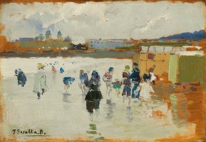 Der Strand von La Concha, San Sebastián