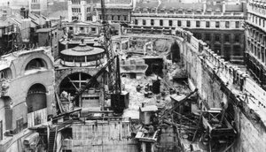 Bank, gesehen vom Dach der Royal Exchange, London, 1926-1927
