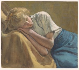 Ruhendes Mädchen