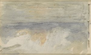 Meeresansicht mit Sonnenuntergang von Johan Antonie de Jonge