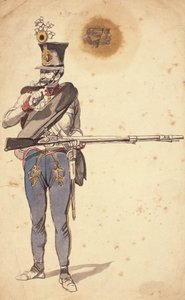 Privatsoldat der ungarischen Infanterie, 1835-1849 von Johan Baptiste Heinefetter