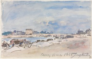 Bercy, 1868 von Johan Barthold Jongkind