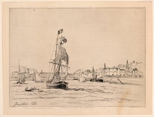Eingang zum Hafen von Honfleur